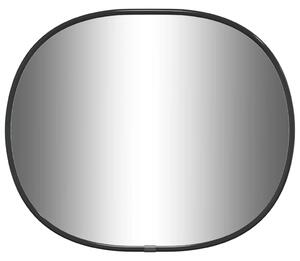 Nástenné zrkadlo čierne 30x25 cm