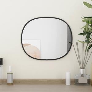 Nástenné zrkadlo čierne 30x25 cm