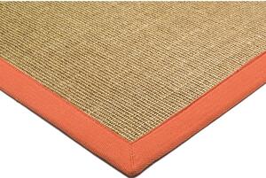 ASIATIC LONDON Sisal Linen/Orange - koberec