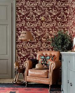 MINDTHEGAP Brixen Maroon - tapeta