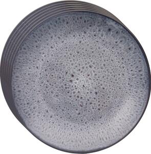 Orion Sada keramických dezertných tanierov Glaze fialová 20,5 cm, 6 ks