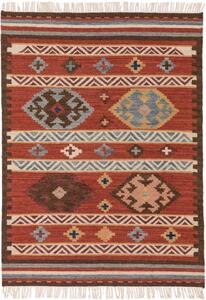 MOOD SELECTION Kelim Zohra Multicolour/Red - koberec