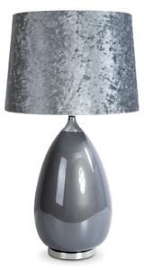Stolná lampa Moly 38x31x79 cm sivá