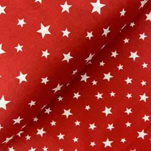 Ervi bavlna š.240 cm - hviezdičky na červenom č.1579-21, metráž