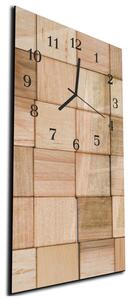 Nástenné hodiny drevo 30x60cm VII - plexi