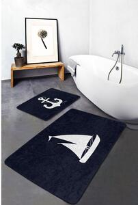 Tmavomodré kúpeľňové predložky v súprave 2 ks 60x100 cm – Mila Home
