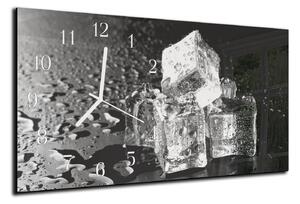 Nástenné hodiny ľadovej kocky 30x60cm I - plexi