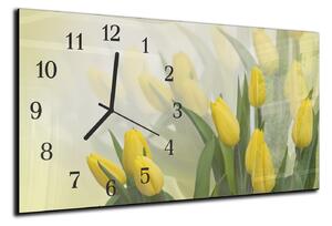 Nástenné hodiny tulipán 30x60cm I - plexi