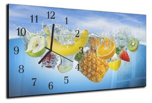 Nástenné hodiny ovocia 30x60cm XLI - plexi