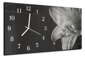 Nástenné hodiny kvet 30x60cm XXXV - plexi
