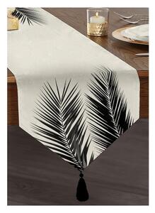 Čierno-béžový behúň na stôl 140x45 cm - Minimalist Cushion Covers