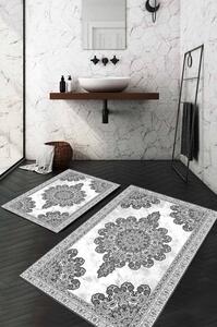 Sivé kúpeľňové predložky v súprave 2 ks 100x60 cm - Minimalist Home World