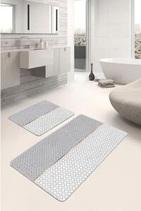Sivé kúpeľňové predložky v súprave 2 ks 60x100 cm – Mila Home