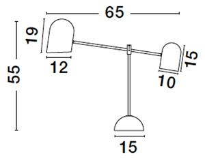 Stolová lampa Nela – E27