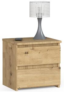 Ak furniture Nočný stolík CL2 40 cm dub artisan
