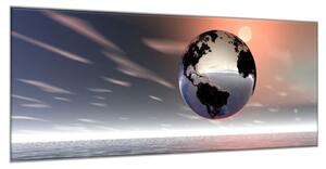 Obraz sklenený zeme gule - 30 x 40 cm