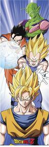 Plagát, Obraz - Dragon Ball - Saiyans, (53 x 158 cm)