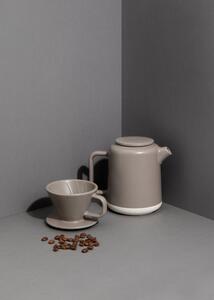 Hnedý keramický set kanvičky a držiaka na kávový filter 0.8 l La Cafetiere Seville - Kitchen Craft
