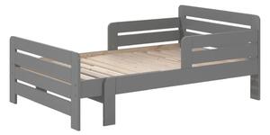 Sivá rastúca posteľ Vipack Jumper, 90 x 140/160/200 cm