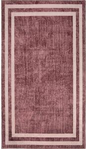 Červený prateľný koberec 80x50 cm - Vitaus