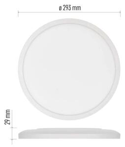 LED Stropné svietidlo FLORI LED/18W/230V 4000K biela pr. 29 cm