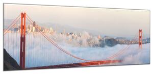 Obraz sklenený most San Francisco - 30 x 40 cm