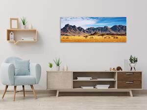 Obraz sklenený púšť Namíbie - 50 x 100 cm