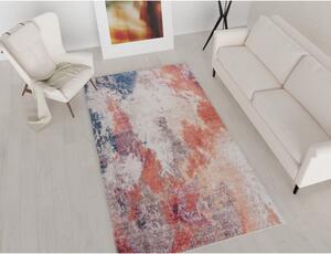 Červeno-modrý prateľný koberec 80x50 cm - Vitaus