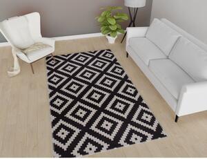 Čierny prateľný koberec behúň 200x80 cm - Vitaus