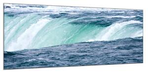 Obraz sklenený Niagarské vodopády - 50 x 100 cm