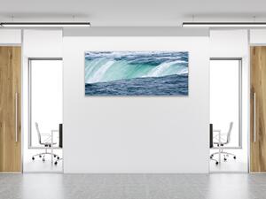 Obraz sklenený Niagarské vodopády - 50 x 100 cm