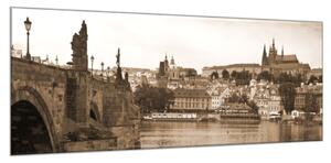 Obraz sklenený Praha - 30 x 60 cm