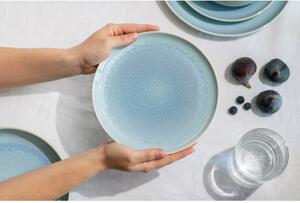 4-dielna súprava tyrkysovomodrých porcelánových tanierov Villeroy & Boch Like Crafted