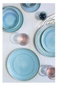 4-dielna súprava tyrkysovomodrých porcelánových tanierov Villeroy & Boch Like Crafted