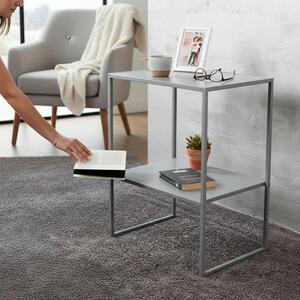 PRÍRUČNÝ STOLÍK, sivá - Stolíky do obývačky, Online Only