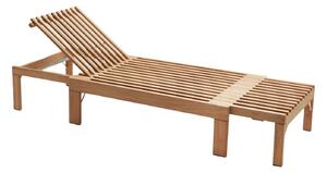 FRITZ HANSEN Záhradné lehátko Riviera, Teak