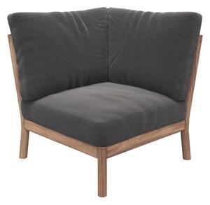FRITZ HANSEN Rohový modul pohovky Tradition, Charcoal