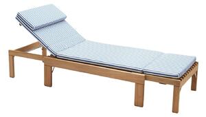 FRITZ HANSEN Podsedák pre záhradné lehátko Riviera, Sea Blue Stripe