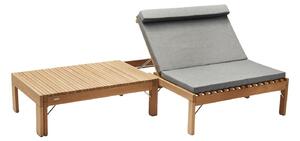 FRITZ HANSEN Podsedák pre záhradnú pohovku Riviera, Ash