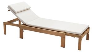 FRITZ HANSEN Podsedák pre záhradné lehátko Riviera, Cloud White