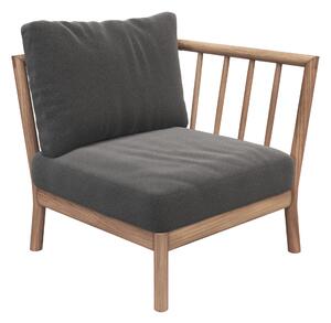 FRITZ HANSEN Koncový modul pohovky Tradition, Charcoal