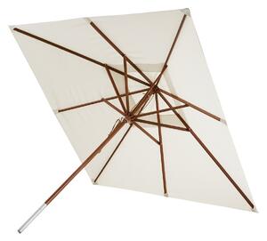 FRITZ HANSEN Slnečník Messina, Square, Off white, 300 cm