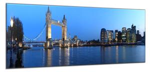 Obraz sklenený nočný Londýn - 40 x 60 cm