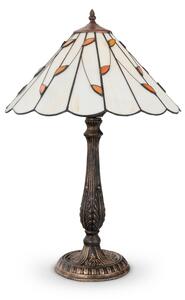 Brilagi - Tiffany vitrážová stolná lampa FOLIA 2xE27/60W/230V