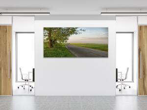Obraz sklenený cesty v krajine - 50 x 100 cm