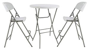 TENTino VÝHODNÝ SET - Bistro stôl IVAN + 2x barová stolička