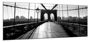 Obraz sklenený Brooklyn Bridge - 50 x 100 cm