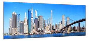 Obraz sklenený mesto New York - Manhattan - 50 x 100 cm