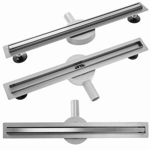 Odtokový žľab Rea Neo Slim Pro Nickel Brush INOX 50