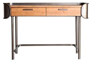 MUZZA Pracovný stôl cebric 120 x 50 cm sivý
